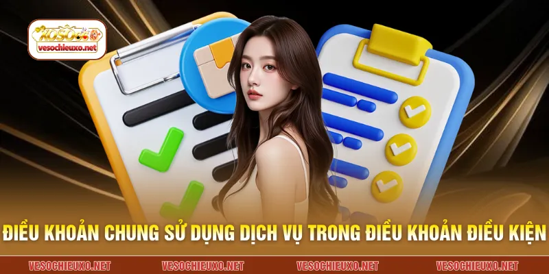 Điều khoản chung sử dụng dịch vụ trong điều khoản điều kiện